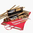 Cleveland 5-Piece Bamboo BBQ Set — view 6