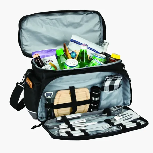 Penn Valley BBQ / Cooler Bag with 13-Piece Picnic Set — view 9