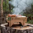 CasusGrill™ Biodegradable BBQ Grill with Recycled Cotton Tote Bag — view 6