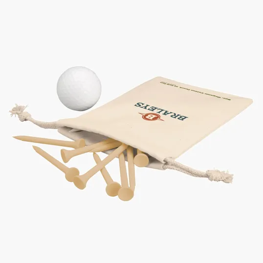 Solvang Golf Tees Set with Cotton Drawstring Bag — view 5