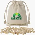 Solvang Golf Tees Set with Cotton Drawstring Bag — view 3