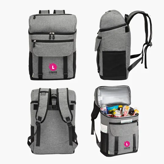 Logan RPET 18-Can Backpack Cooler