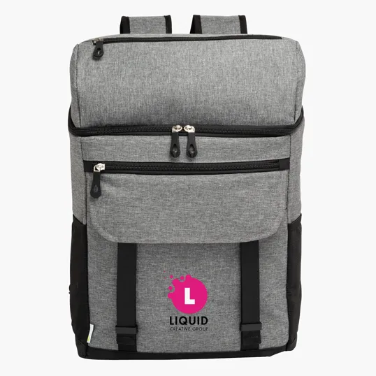 Logan RPET 18-Can Backpack Cooler — view 2