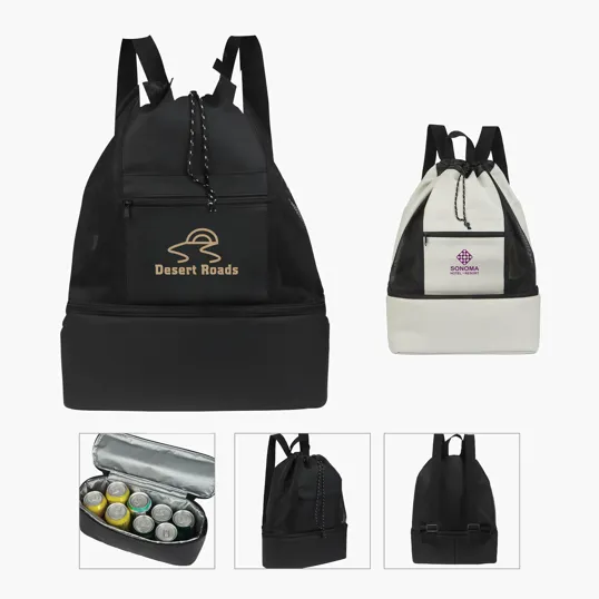 Paxton 2-in-1 Drawstring Cooler Backpack