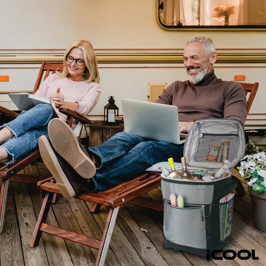 iCOOL® Riviera Rolling Cooler Bag — view 7