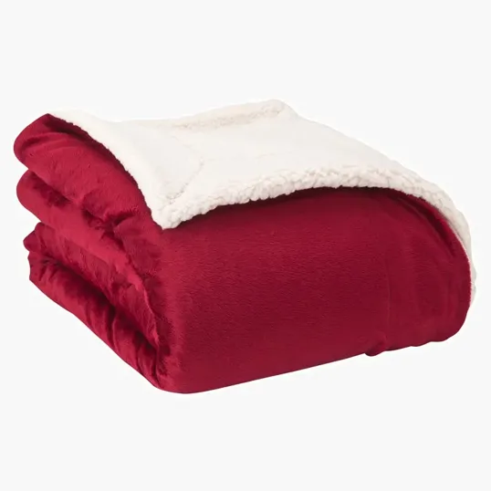 Brookline Micro Mink Sherpa Blanket — view 6