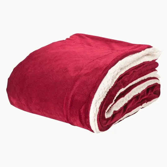 Brookline Micro Mink Sherpa Blanket — view 7