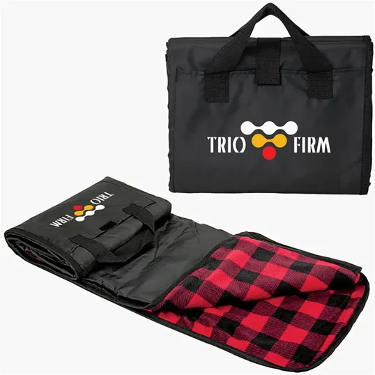 Fairview Fleece Picnic Blanket, 50" x 60" — view 4