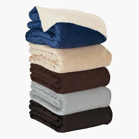 Fairwood Oversize Sherpa Blanket with Carry Bag