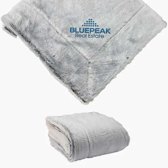 Charleston Faux Fur Throw, 50" x 60"