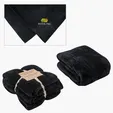 Shetland Sherpa 50 x 60 Reversible Blanket — view 4