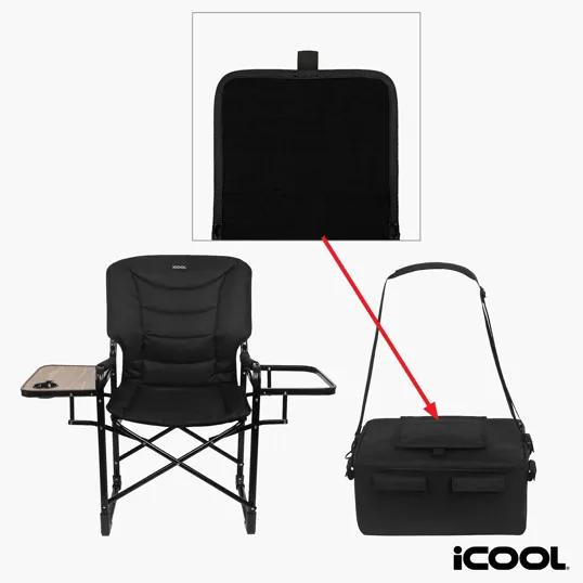 iCOOL Twin Peaks Deluxe Camping Chair with 18-Can Cooler — view 13