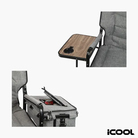 iCOOL Twin Peaks Deluxe Camping Chair with 18-Can Cooler — view 21