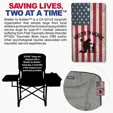 iCOOL Twin Peaks Deluxe Camping Chair with 18-Can Cooler — view 2