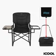 iCOOL Twin Peaks Deluxe Camping Chair with 18-Can Cooler — view 3