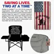 iCOOL Twin Peaks Deluxe Camping Chair with 18-Can Cooler — view 12