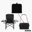 iCOOL Twin Peaks Deluxe Camping Chair with 18-Can Cooler — view 13