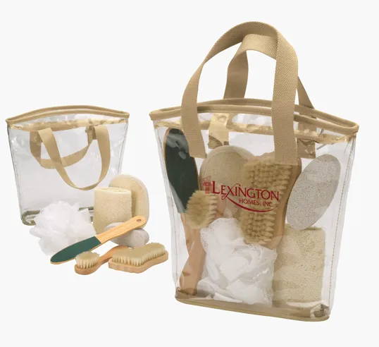 Feel-Good 7-Piece Spa Kit in Clear Zippered Bag — view 4