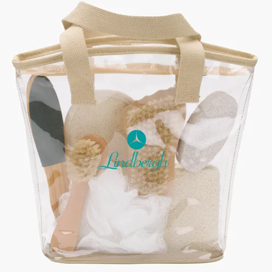 Feel-Good 7-Piece Spa Kit in Clear Zippered Bag — view 5