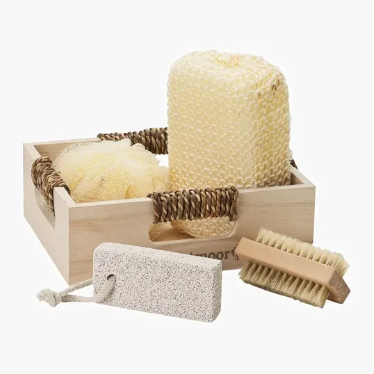 Getaway 4-Piece Spa Kit in Wooden Box