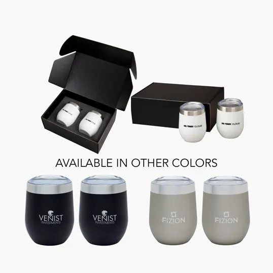 Brisbane II Two-Piece Classic Wine Tumbler Gift Set