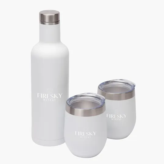 Sovrano Bliss Wine Bottle & 2 Tumbler Gift Set — view 5