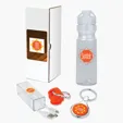 3-Piece Thank You Gift Set with Tumbler, Charging Cable, and Keyring — view 6