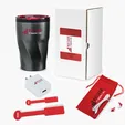 Network 3-Piece Technology Gift Set with Tumbler and USB Wall Charger — view 4