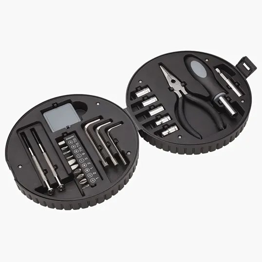 Hillcrest 24-Piece Tool Set with Tire-Shaped Case — view 6