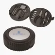 Hillcrest 24-Piece Tool Set with Tire-Shaped Case