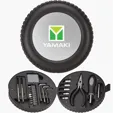 Hillcrest 24-Piece Tool Set with Tire-Shaped Case — view 3