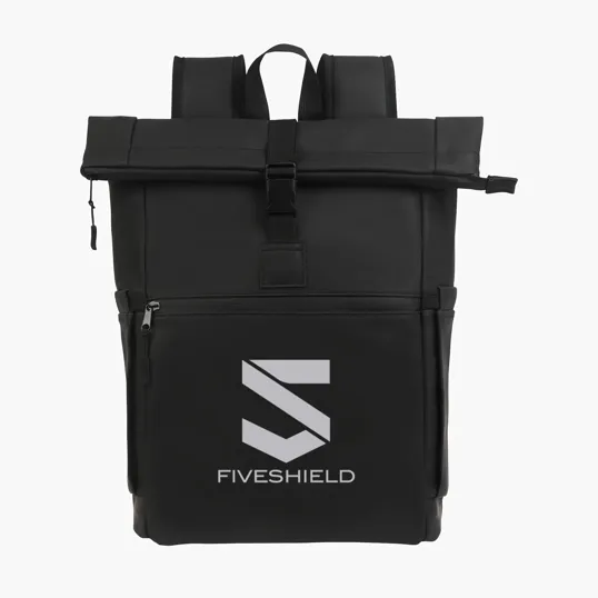 Sovrano Casey PU Roll-Top Laptop Backpack