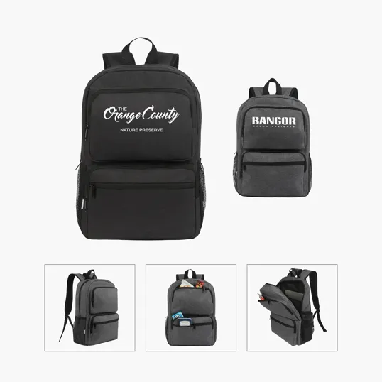 Reed RPET Laptop Backpack with 15.6-Inch Padded Pocket — view 2