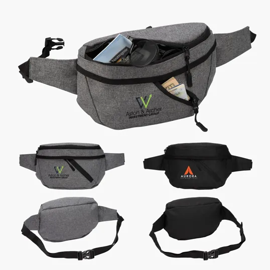Sovrano Ontario Two-Pocket Crossbody / Waist Bag