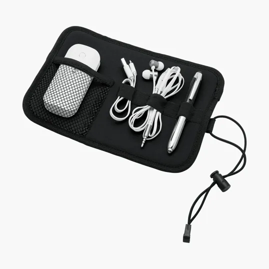 Somalia Neoprene Roll-Up Tech Organizer — view 5
