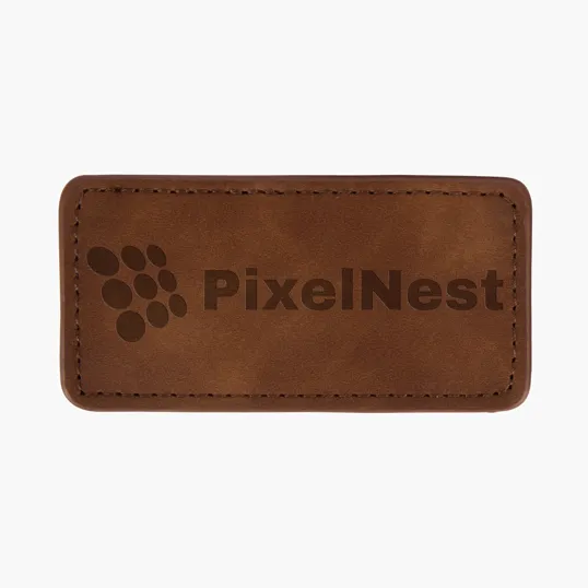 Leatherette Patch With Hook Backing — view 6