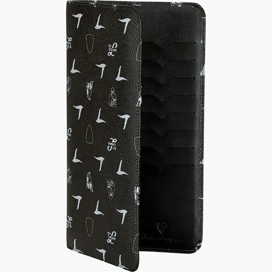 Lamborghini Luggage Black Travel Wallet — view 4