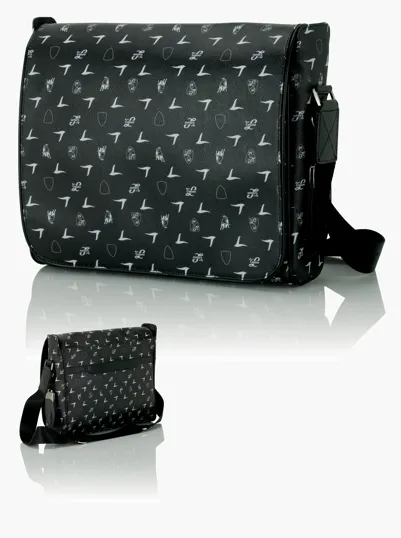 Lamborghini Luggage Black Shoulder Bag — view 3