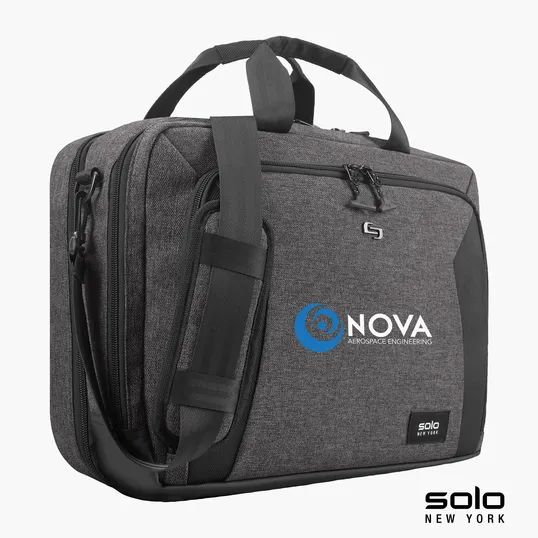 Solo New York Voyage Briefcase, TSA-Friendly Laptop Bag — view 4
