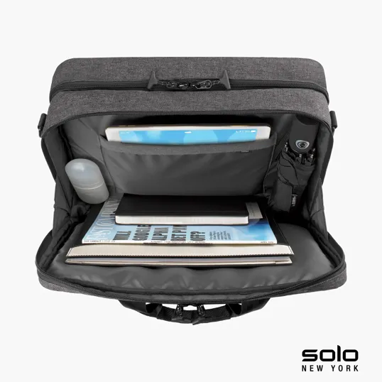 Solo New York Voyage Briefcase, TSA-Friendly Laptop Bag — view 7