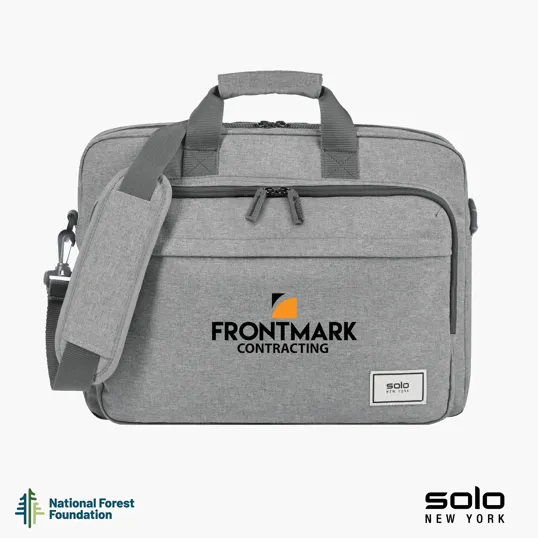 Solo New York Re:new Recycled PET Briefcase — view 2