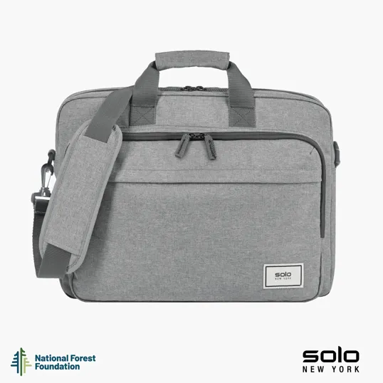 Solo New York Re:new Recycled PET Briefcase — view 3