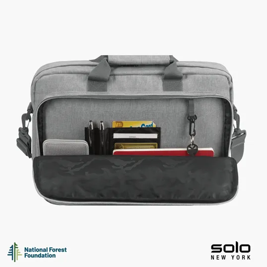 Solo New York Re:new Recycled PET Briefcase — view 6