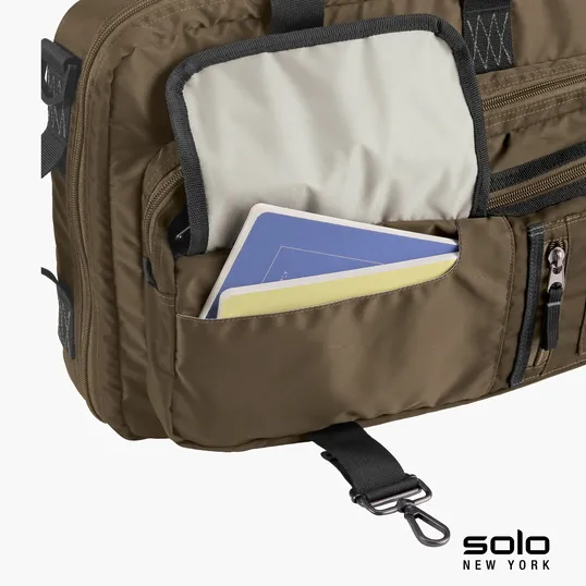 Solo New York Zone Briefcase Backpack Hybrid — view 9