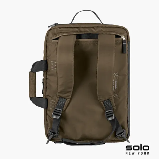 Solo New York Zone Briefcase Backpack Hybrid — view 12