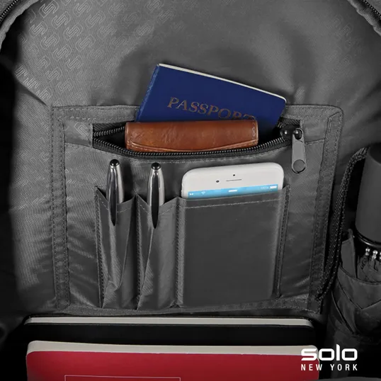 Solo New York Grand Travel TSA Backpack — view 9