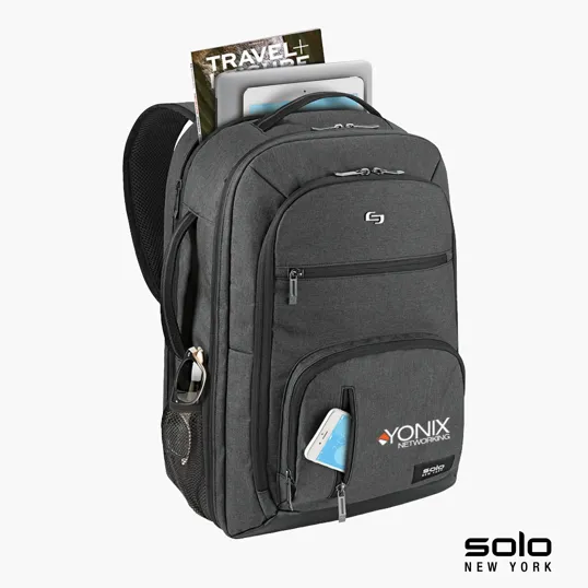 Solo New York Grand Travel TSA Backpack — view 13