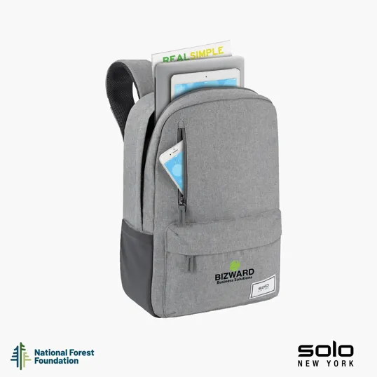 Solo New York Re:cover Recycled PET Backpack — view 5
