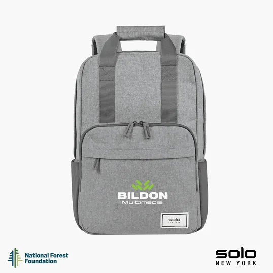 Solo New York Re:claim Recycled PET Backpack — view 2