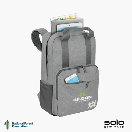 Solo New York Re:claim Recycled PET Backpack — view 5